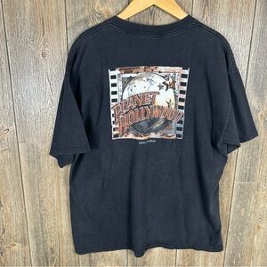 Planet Hollywood Orlando FL Graphic Double Sided T-Shirt Short Sleeve Size XL